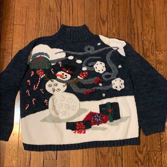 Tiara Sweaters - Snowman Ugly Christmas Sweater